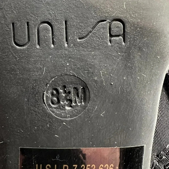 Unisa Unryder Womens 8.5M Black Ankle Bootie Buckle Straps Zip up Biker Boots - Picture 12 of 16